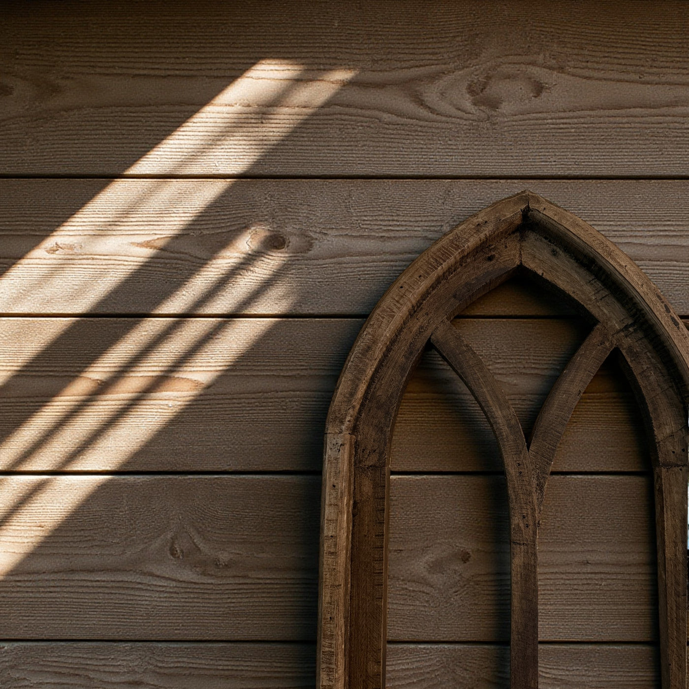 37" X 12" Farmhouse Rustic Wooden Wall Window Arches Rustic Brown Dandelion - Ranch Junkie Mercantile LLC 