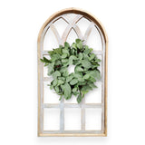 Farmhouse Wall Decor Window Arch - The Paradise Fields Large Wood Window Frame 2 Sizes 44" and 48" - Ranch Junkie Mercantile LLC 