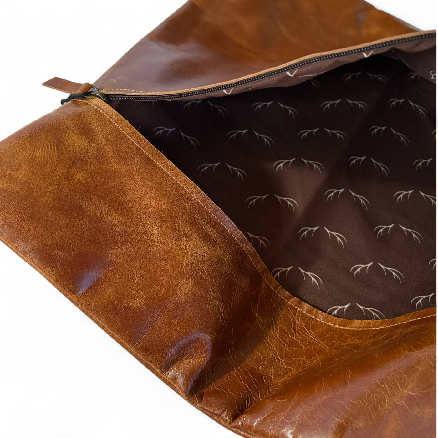 18x18 Genuine Leather Pillow Cover Rancho Boot Stitch Pillow Cover - Ranch Junkie Mercantile LLC 