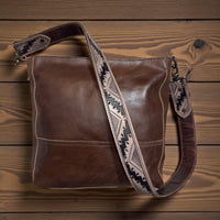 Rancho Genuine Leather Bucket Purse w/ Tooled Leather Strap - Ranch Junkie Mercantile LLC 