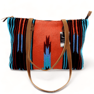 Sedona Southwestern Large Handwoven Wool Boho Tote Saddle Blanket Bag Luggage & BagsRanch Junkie