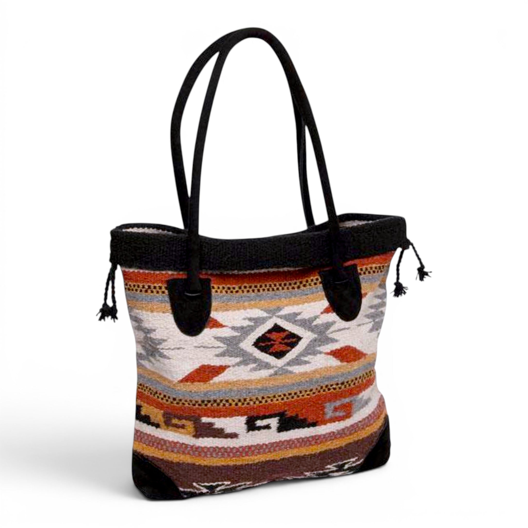 Southwestern Large Boho Tote- The Rosa Go West Tote Purse - Ranch Junkie LLC 
