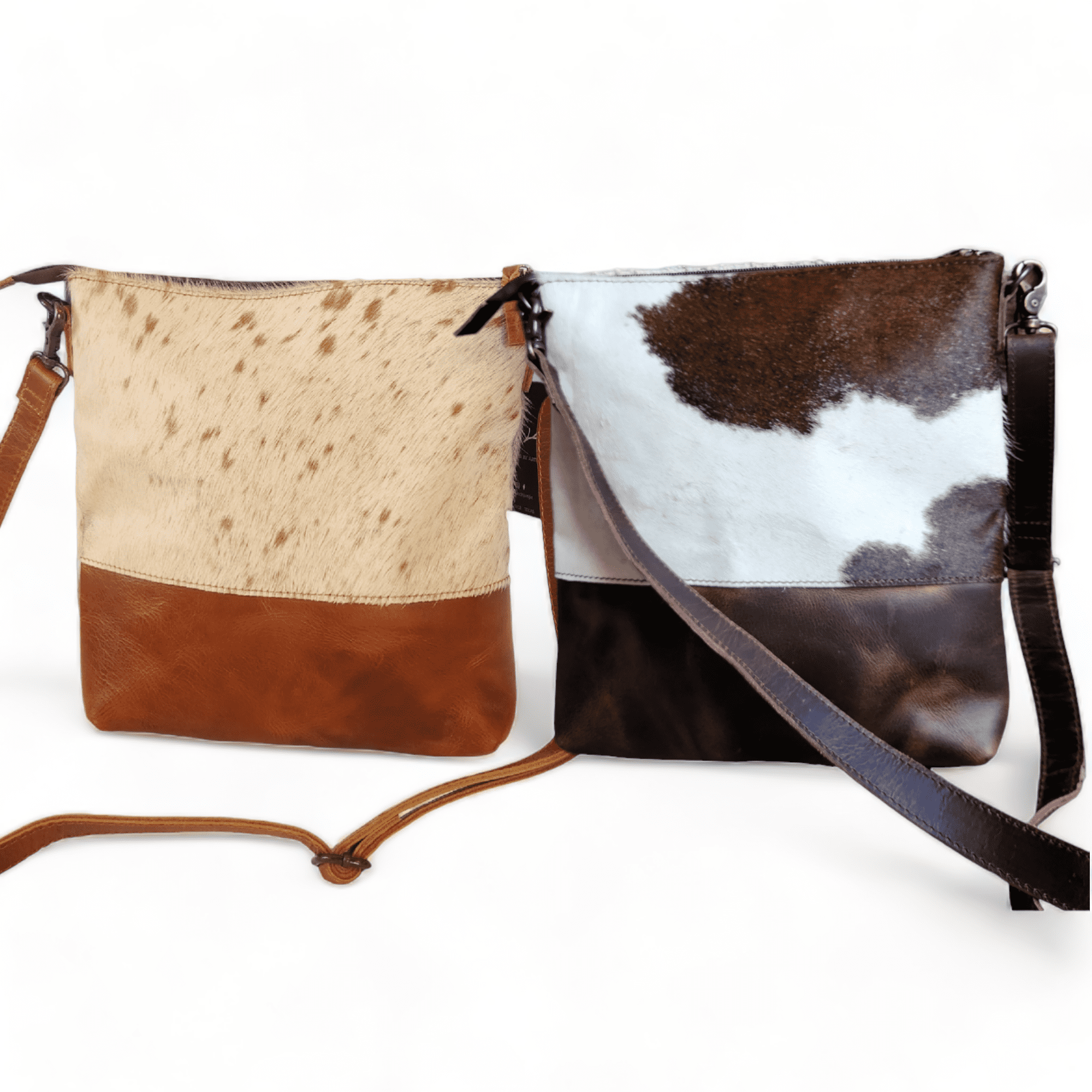 The Highlands Genuine Cowhide Large Crossbody Bag Saddle And Dark Brown Leather Crossbody Purse Luggage & BagsRanch Junkie