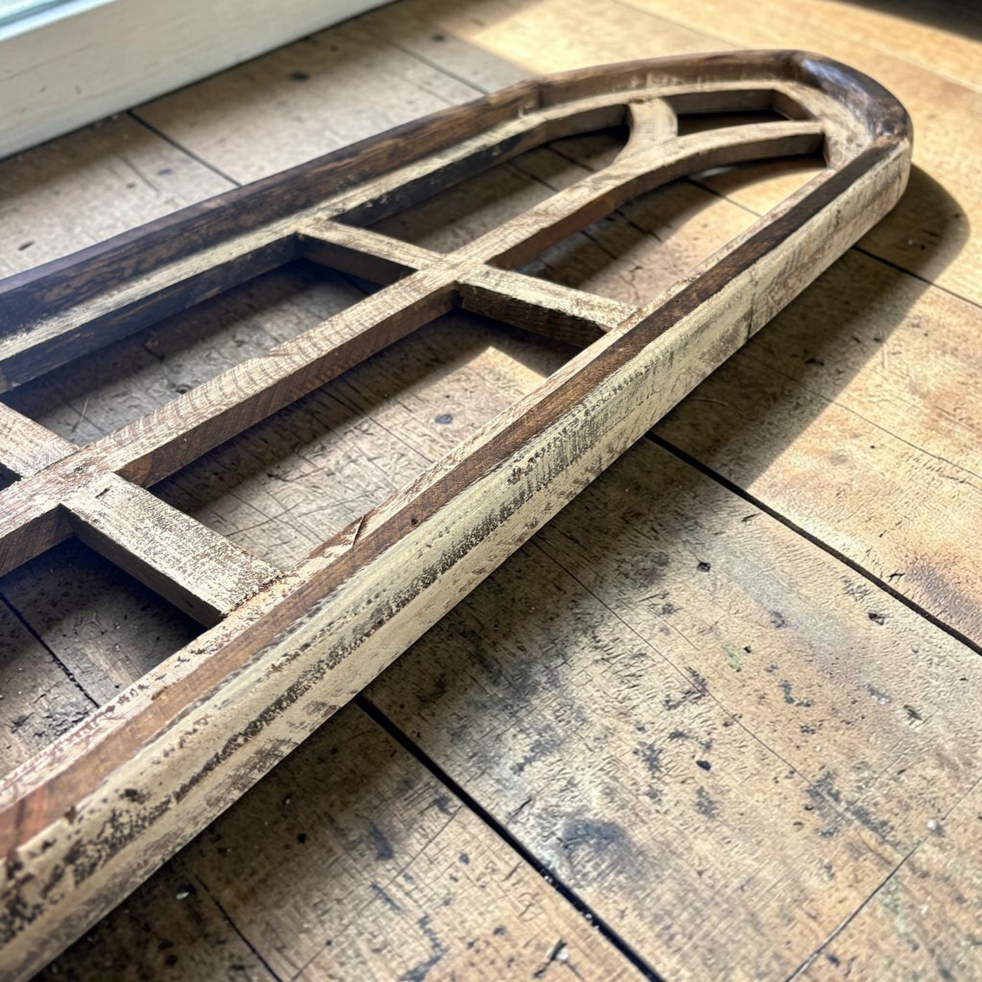 Sample Sale Rustic Dandelion Cathedral Wood Window Arches | Farmhouse Wall Décor Sets 1-13 - Ranch Junkie LLC 