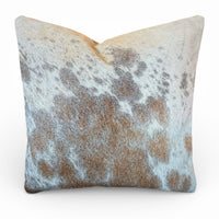 Sample Sale Set #1 Two Highlands Genuine Cowhide Pillow Covers Set Of Two - Ranch Junkie LLC 