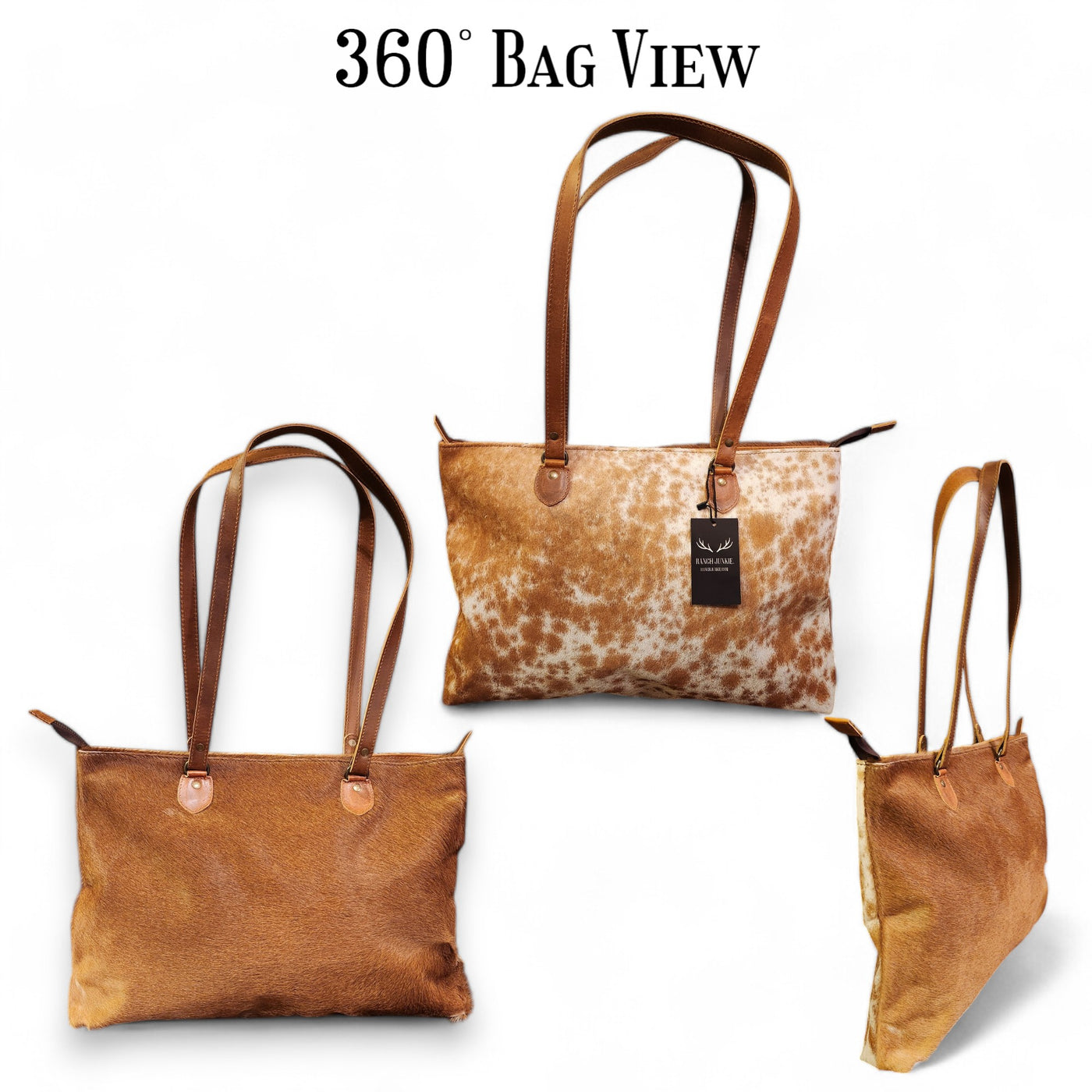 Sample Sale Highlands Genuine Cowhide Large Tote #13 - Ranch Junkie Mercantile LLC 