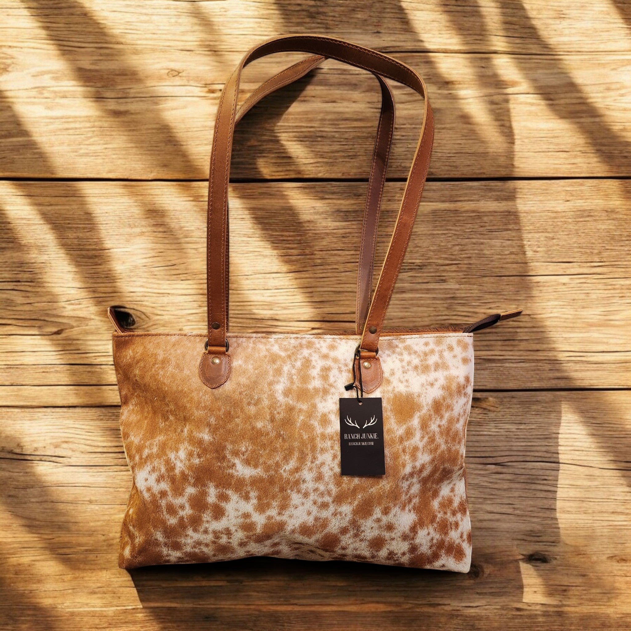 Sample Sale Highlands Genuine Cowhide Large Tote #13 - Ranch Junkie Mercantile LLC 