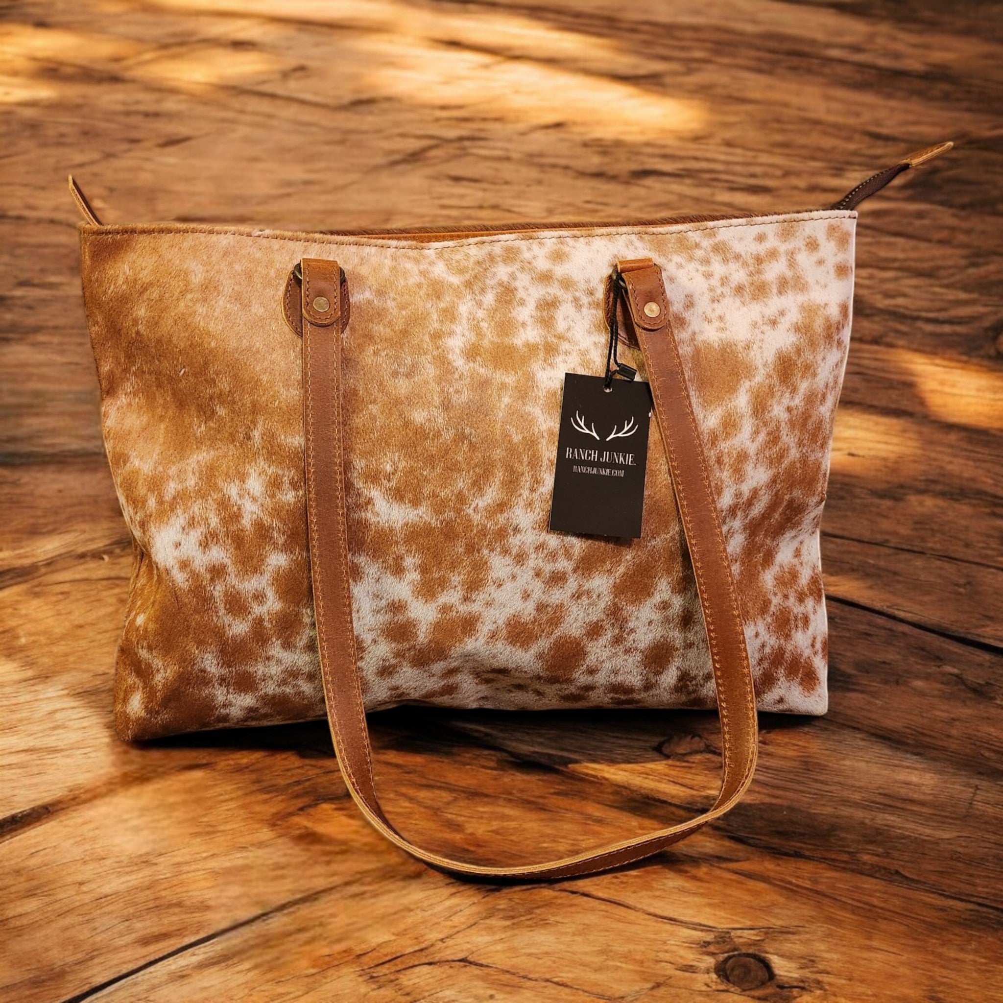 Sample Sale Highlands Genuine Cowhide Large Tote #13 - Ranch Junkie Mercantile LLC 