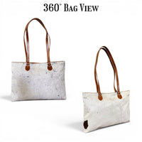 Sample Sale Highlands Genuine Cowhide Large Tote #4 - Ranch Junkie LLC 