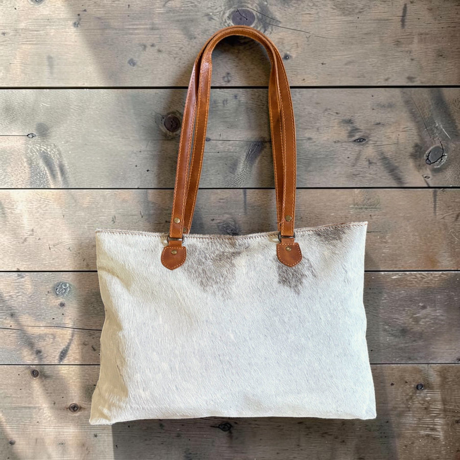 Sample Sale Highlands Genuine Cowhide Large Tote #5 - Ranch Junkie LLC 