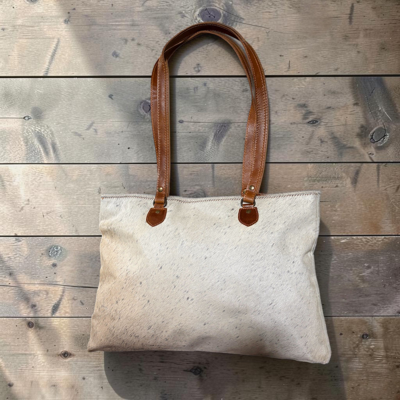 Sample Sale Highlands Genuine Cowhide Large Tote #6 - Ranch Junkie LLC 
