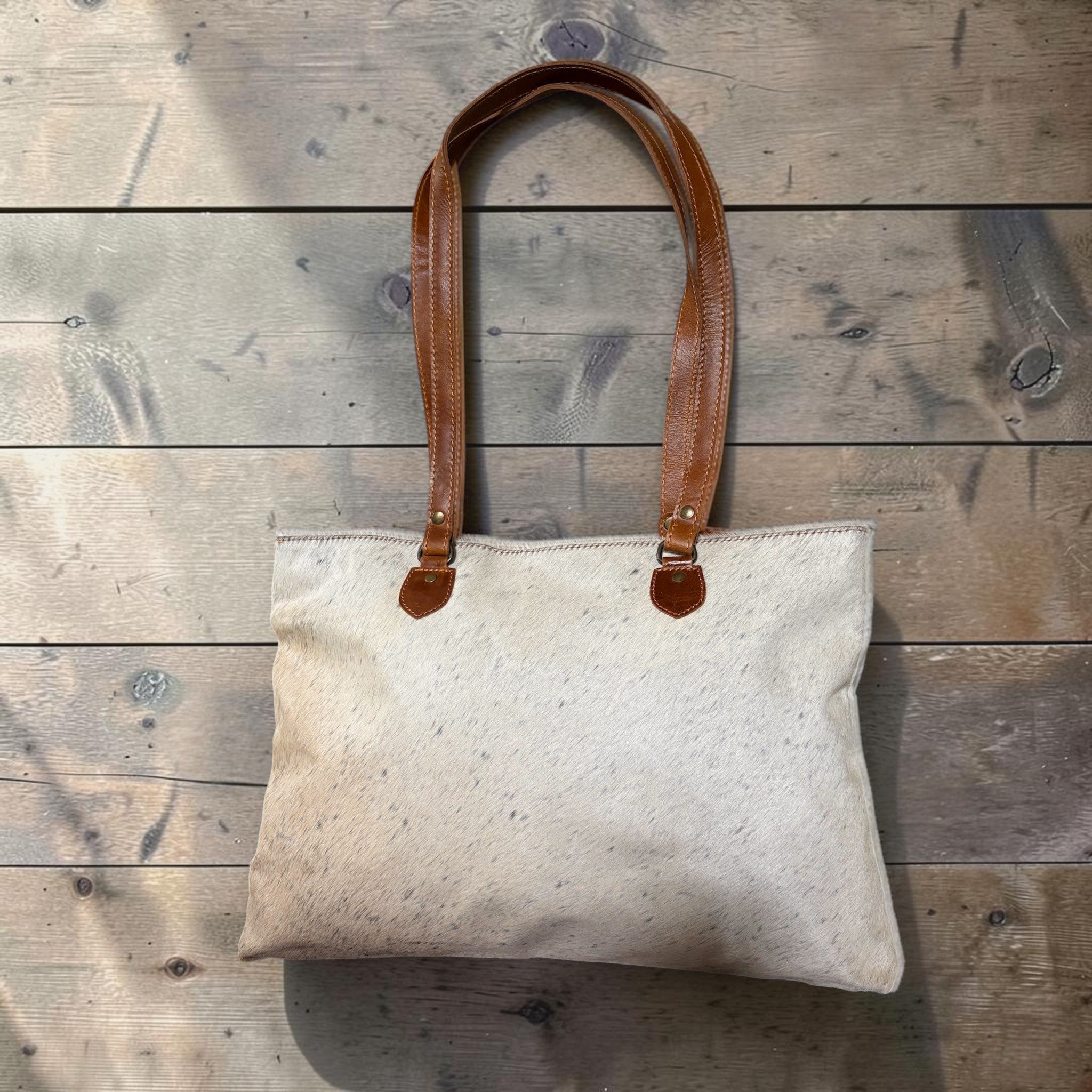 Sample Sale Highlands Genuine Cowhide Large Tote #6 - Ranch Junkie LLC 