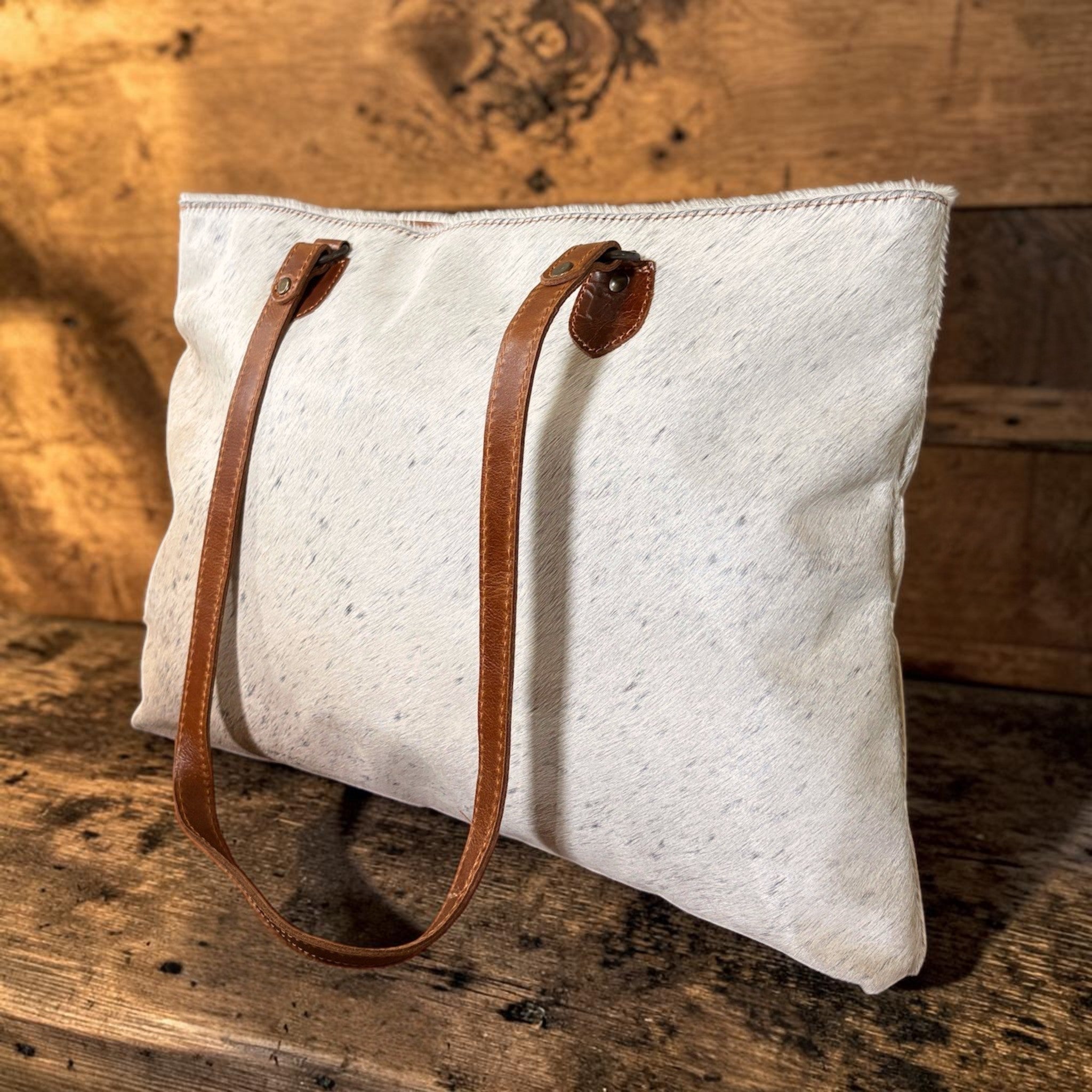 Sample Sale Highlands Genuine Cowhide Large Tote #6 - Ranch Junkie LLC 