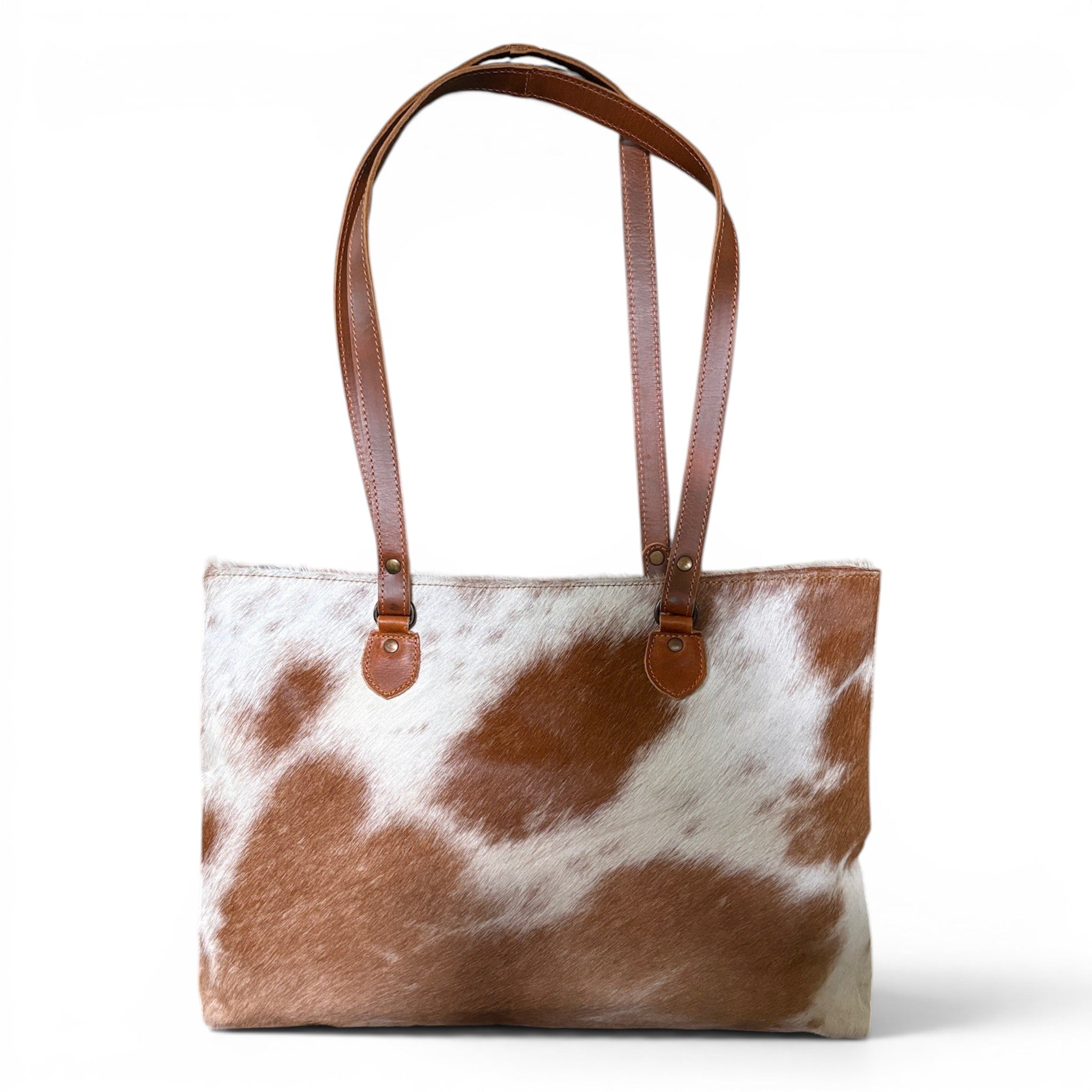 Sample Sale Highlands Genuine Cowhide Large Tote #7 - Ranch Junkie LLC 