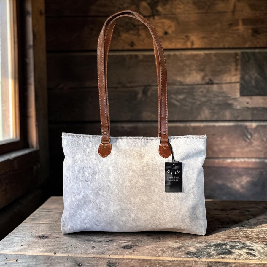 Sample Sale Highlands Genuine Cowhide Large Tote #9 - Ranch Junkie LLC 