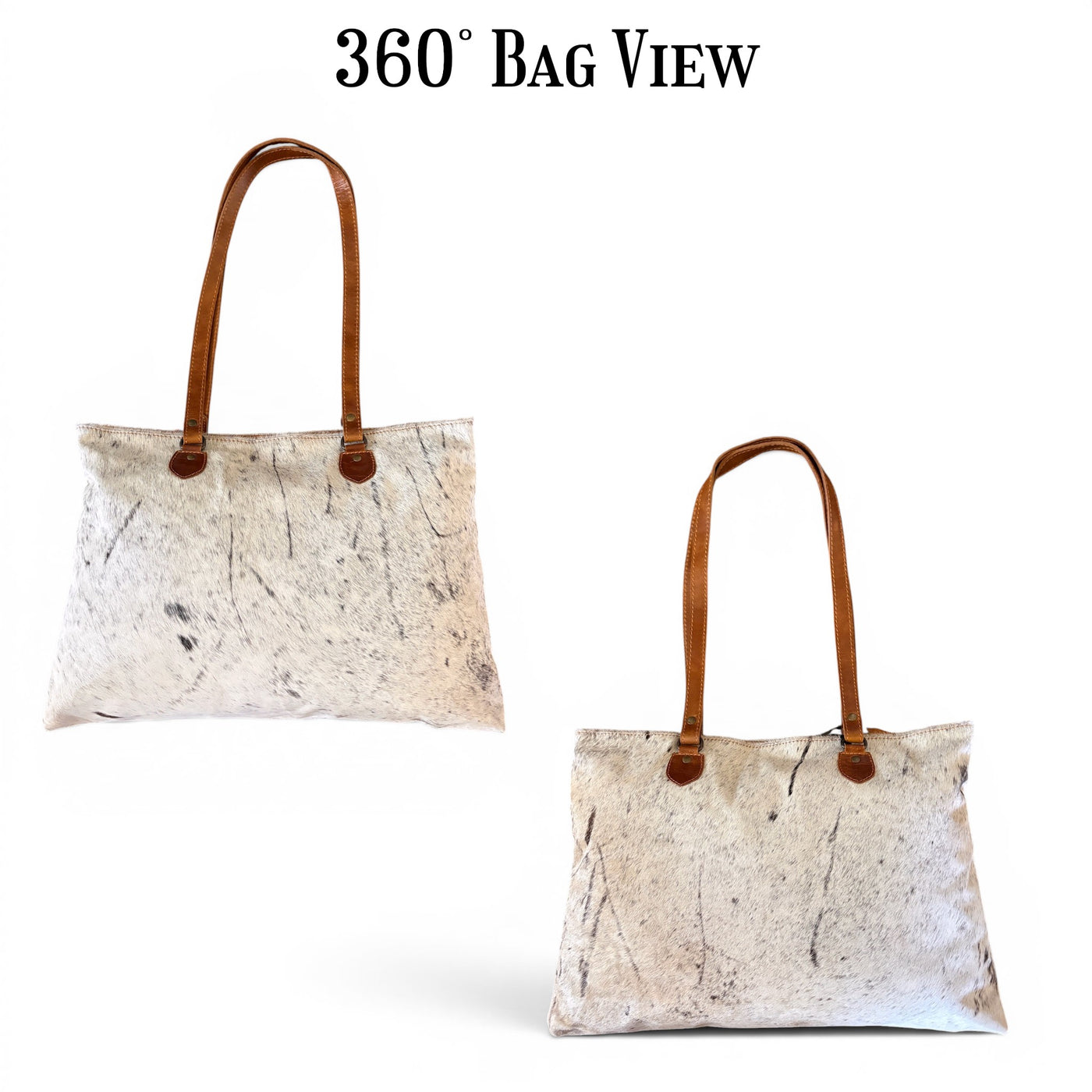 Sample Sale Highlands Genuine Cowhide Large Tote #3 - Ranch Junkie LLC 
