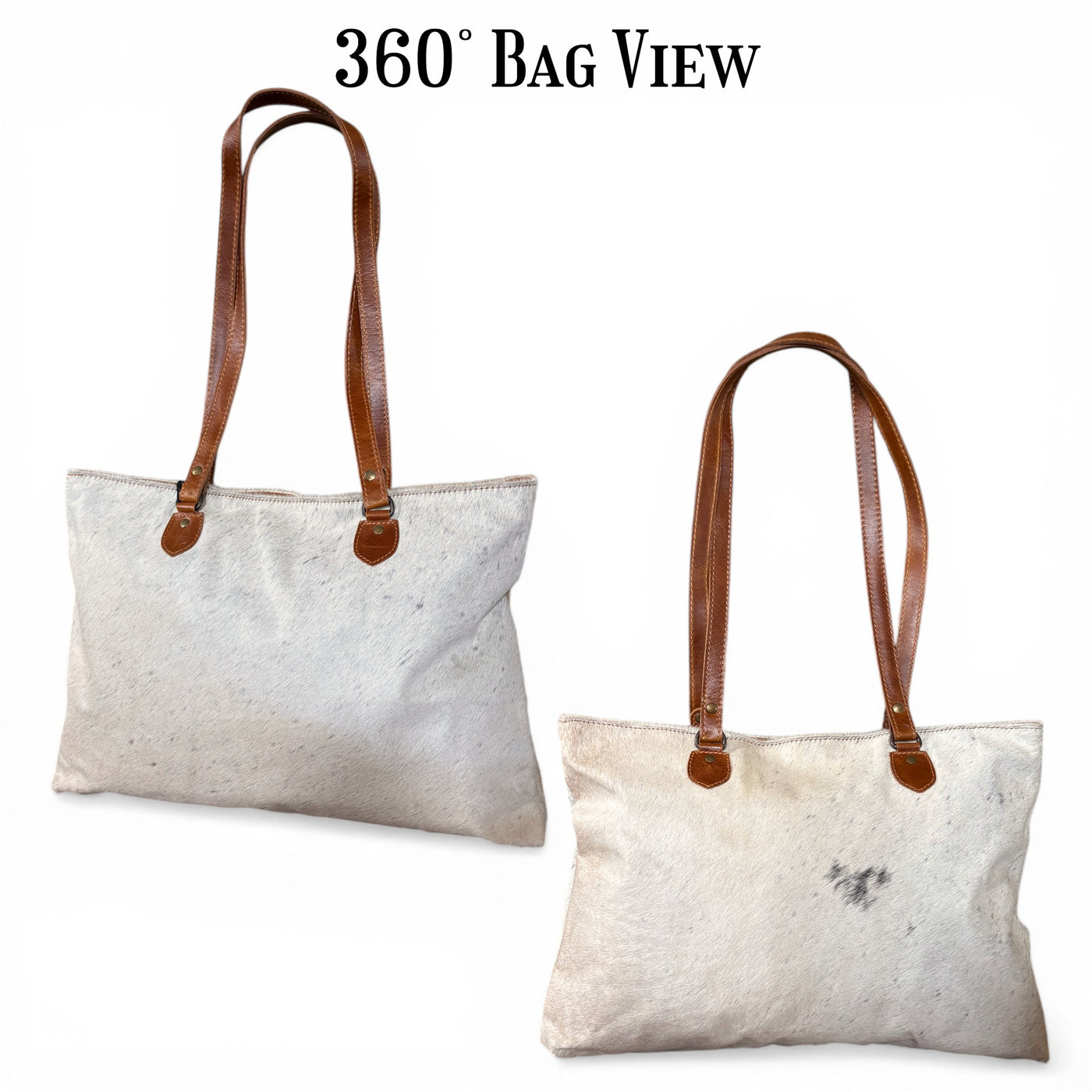 Sample Sale Highlands Genuine Cowhide Large Tote #3 - Ranch Junkie LLC 