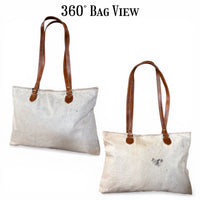 Sample Sale Highlands Genuine Cowhide Large Tote #3 - Ranch Junkie LLC 