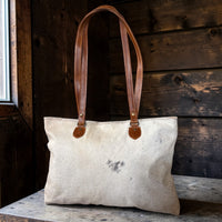 Sample Sale Highlands Genuine Cowhide Large Tote #3 - Ranch Junkie LLC 