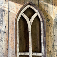 Sample Sale Rustic Large Ivory Point Cathedral Wood Window Arches | Farmhouse Wall Décor Sets 1-9 - Ranch Junkie LLC 