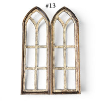 Sample Sale Rustic Dandelion Cathedral Wood Window Arches | Farmhouse Wall Décor Sets 1-13 - Ranch Junkie LLC 