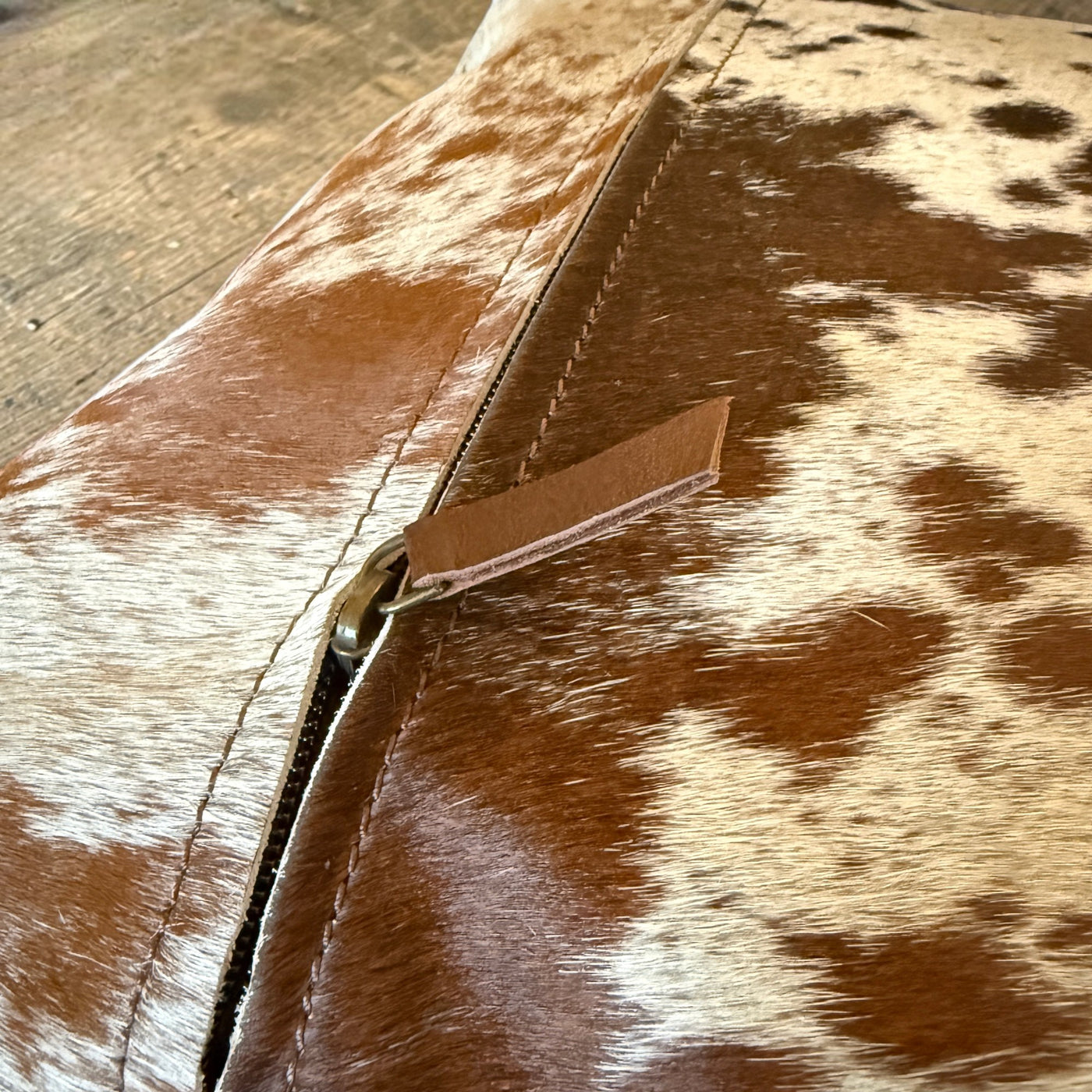 Sample Sale 18x18 Genuine Cowhide Pillow Covers Double Sided Highlands Cowhide Pillow - Ranch Junkie LLC 