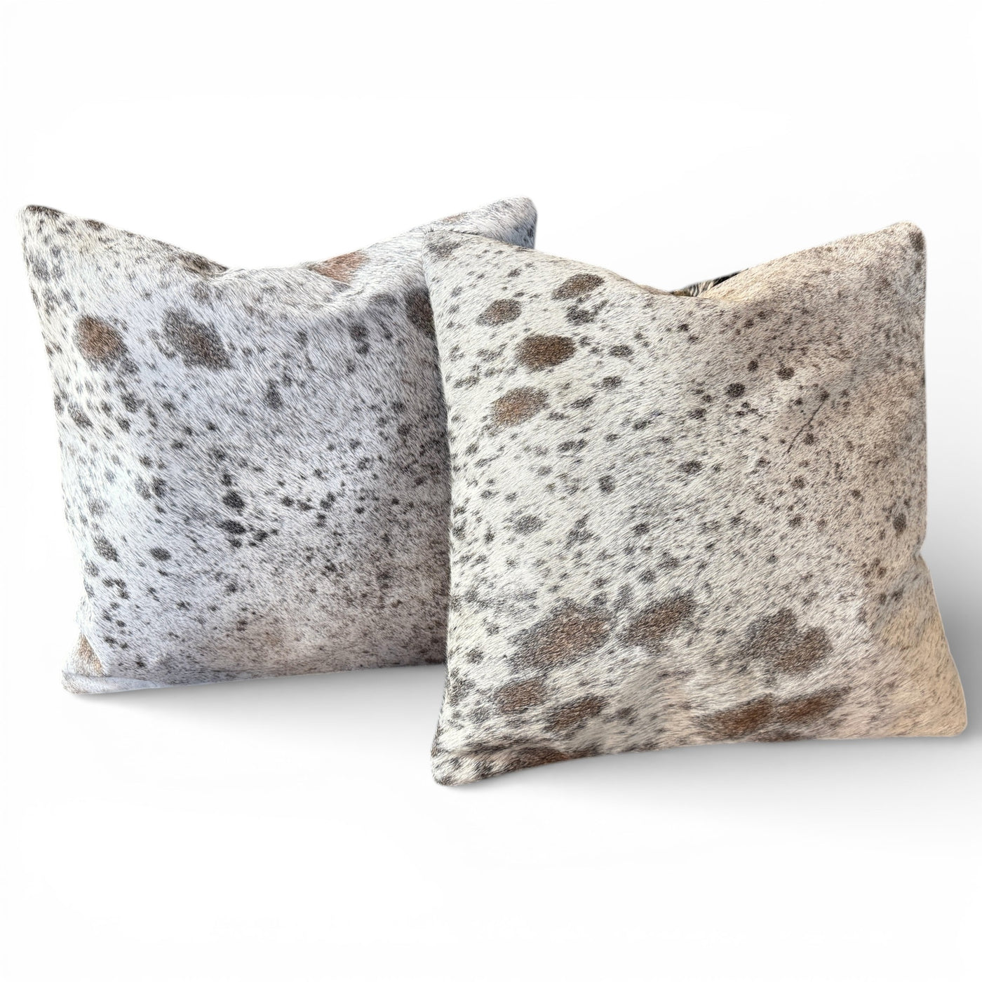 Sample Sale Set #2 Two Highlands Genuine Cowhide Pillow Covers Set Of Two - Ranch Junkie LLC 
