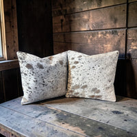 Sample Sale Set #2 Two Highlands Genuine Cowhide Pillow Covers Set Of Two - Ranch Junkie LLC 