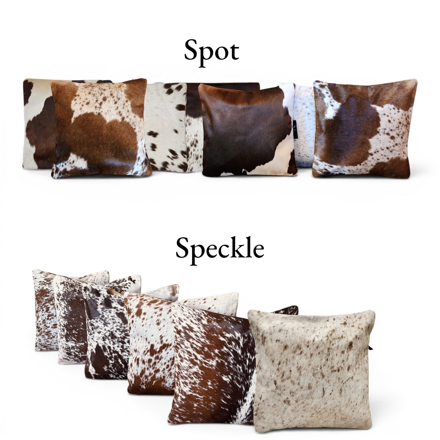 18x18 Genuine Cowhide Pillow Covers Chocolate Brown Double Sided Highlands Cowhide Pillow