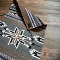 20" X 40" Handwoven Wool Southwestern Rug The Tia Accent Rug - Ranch Junkie Mercantile LLC 