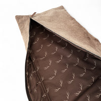 12x36 Genuine Cowhide Pillow Covers Lumbar Toasted Marshmallow Double Sided Highlands Cowhide Pillow - Ranch Junkie Mercantile LLC 