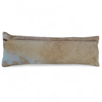 12x36 Genuine Cowhide Pillow Covers Lumbar Toasted Marshmallow Double Sided Highlands Cowhide Pillow - Ranch Junkie Mercantile LLC 