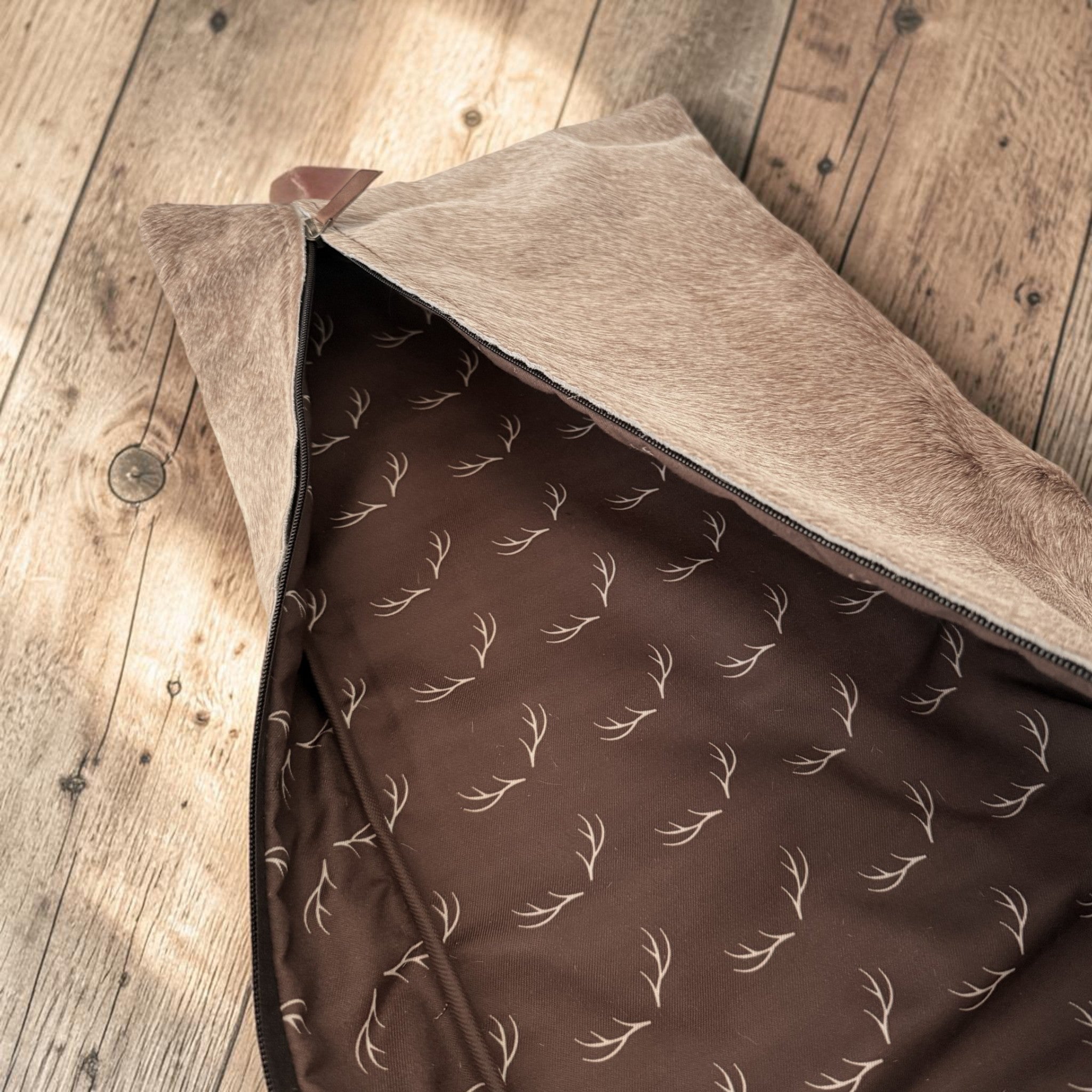 12x36 Genuine Cowhide Pillow Covers Lumbar Tricolor Double Sided Highlands Cowhide Pillow