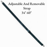 The Rancho Genuine Leather Bucket Purse with Turquoise Embossed Belt Strap - Ranch Junkie Mercantile LLC 