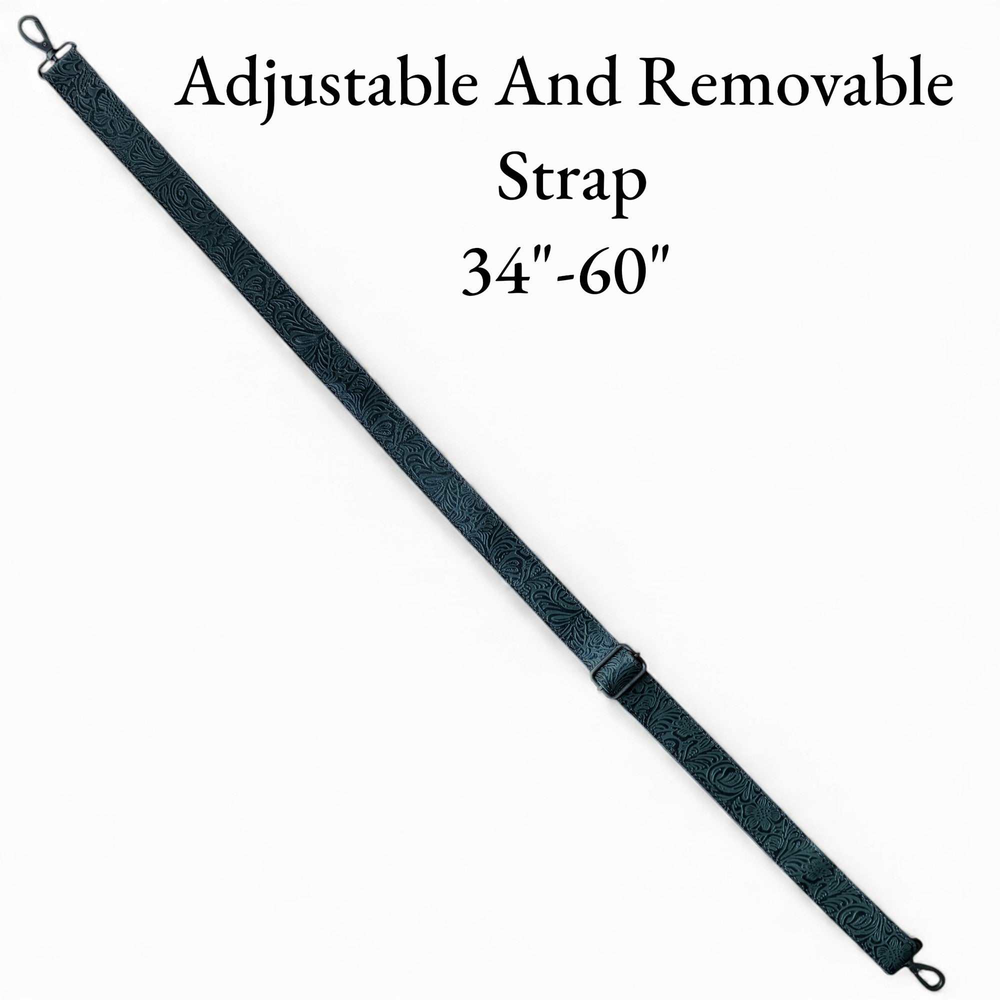 The Rancho Genuine Leather Bucket Purse with Turquoise Embossed Belt Strap - Ranch Junkie Mercantile LLC 