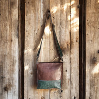 The Rancho Genuine Leather Bucket Purse with Turquoise Embossed Belt Strap - Ranch Junkie Mercantile LLC 