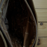 Rancho Boot Stitch Genuine Leather Bucket Purse w/ Tooled Leather Adjustable Strap - Ranch Junkie LLC 