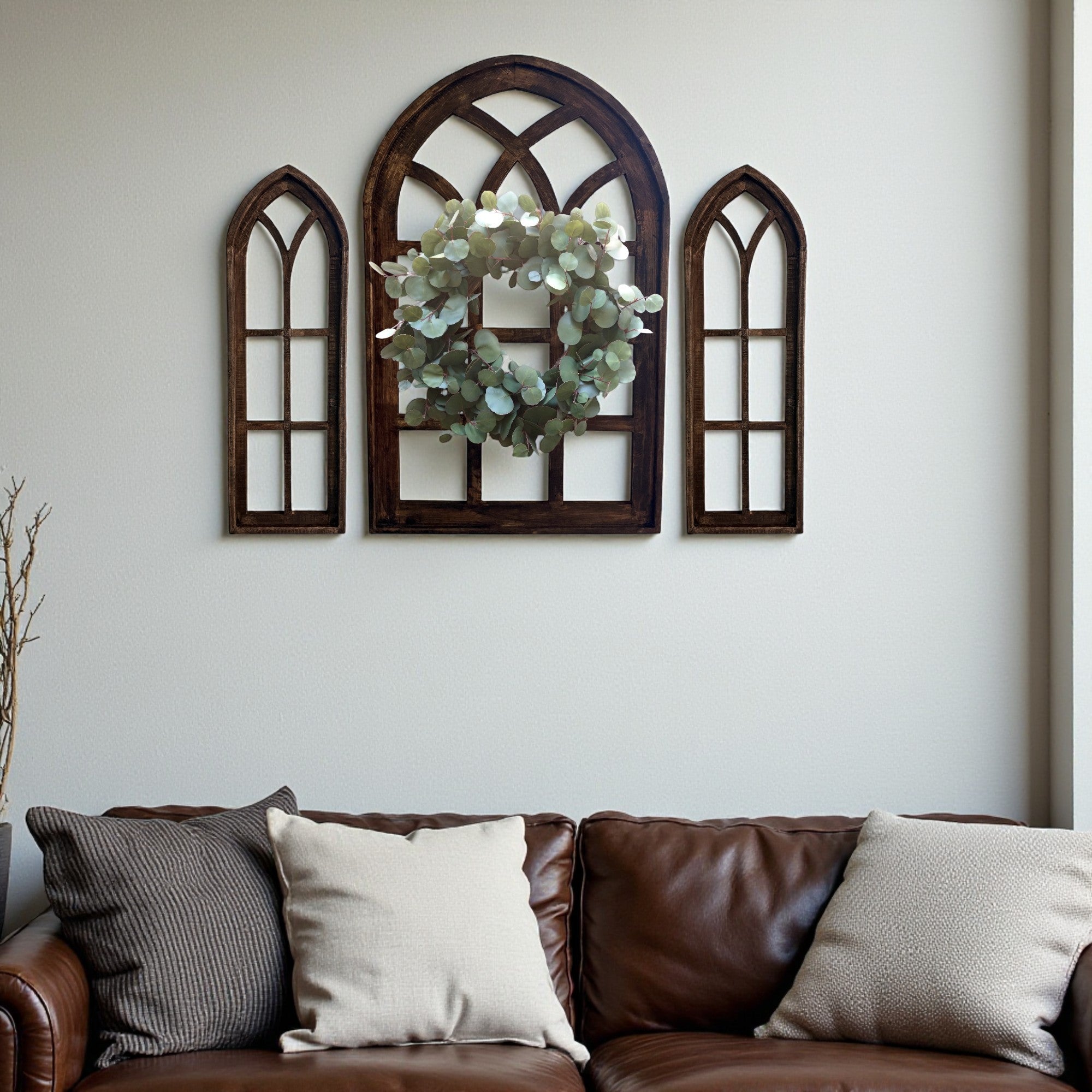 Set of 3 Farmhouse X-Large Sunset Grove Window Collection- The Sunset Grove Collection + Wreath Option - Ranch Junkie Mercantile LLC 