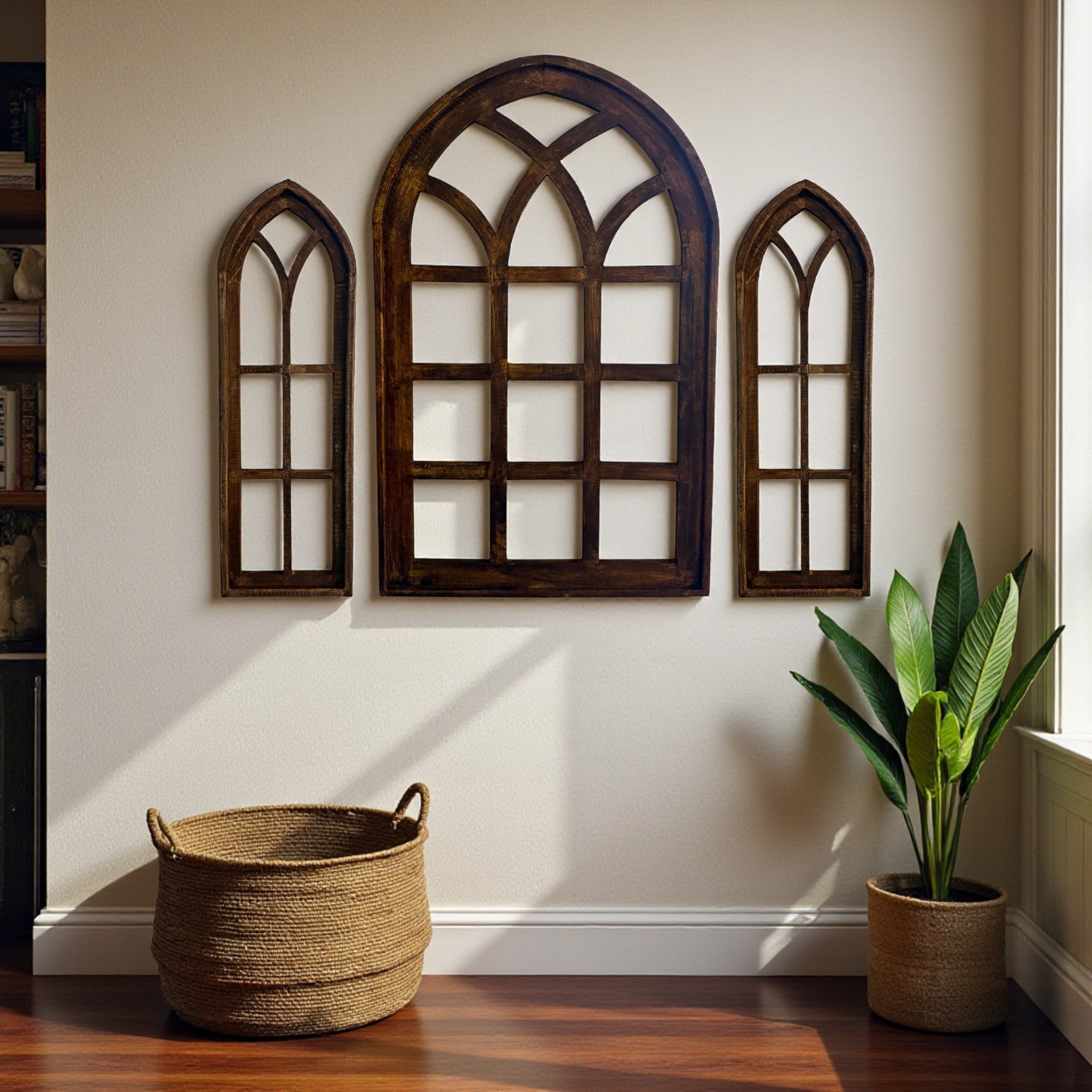 Set of 3 Farmhouse X-Large Sunset Grove Window Collection- The Sunset Grove Collection + Wreath Option - Ranch Junkie Mercantile LLC 