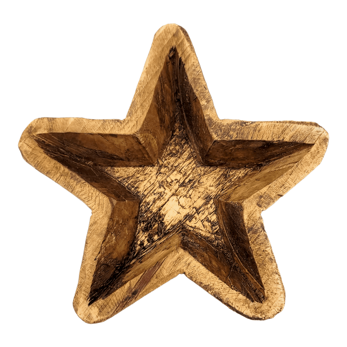 Mini Wood Star Dough Bowl - Wood Star Bowl - Ranch Junkie Mercantile LLC