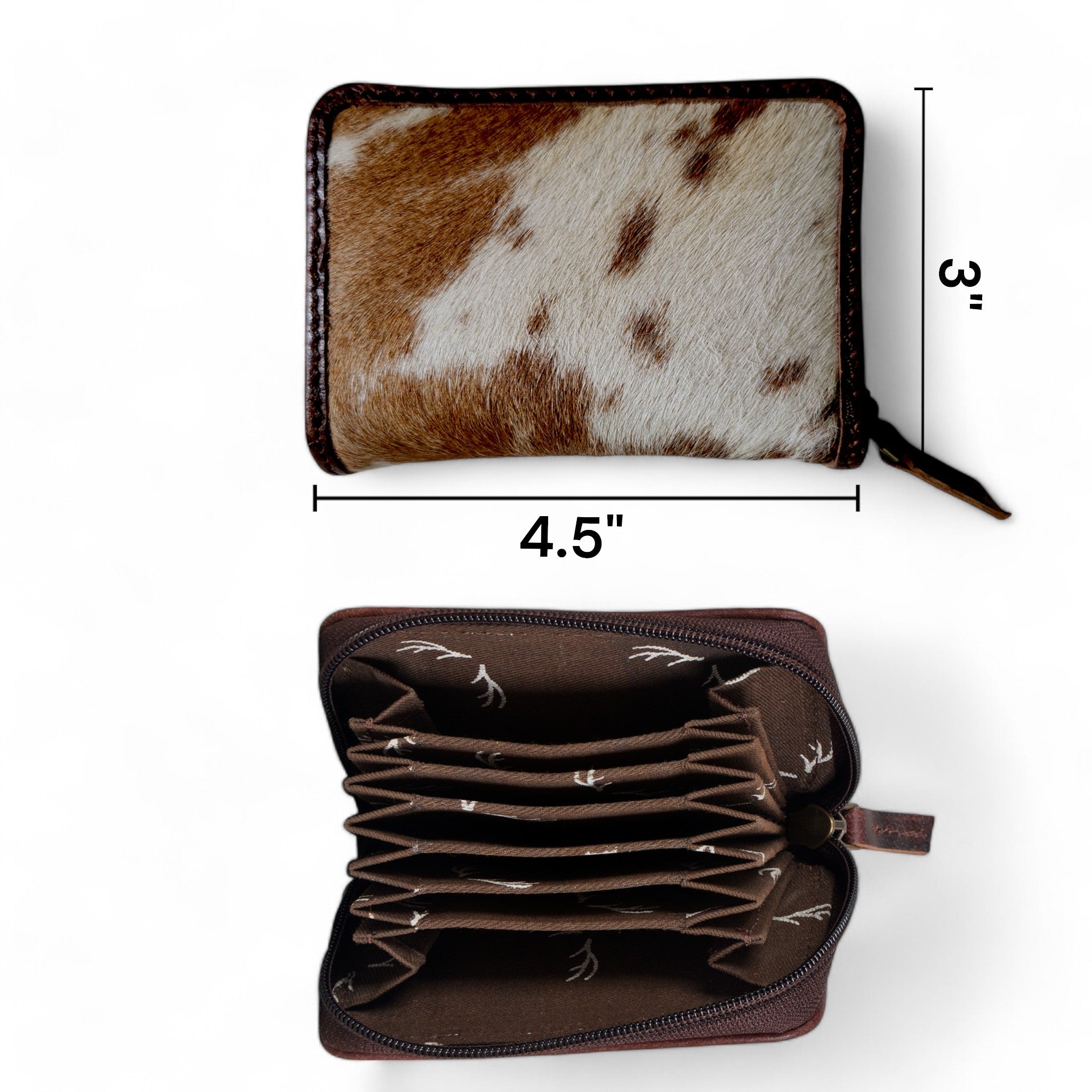 Sample Sale Highlands Genuine Cowhide Credit Card Wallet - Ranch Junkie Mercantile LLC 