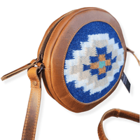 Dakota Saddle Canteen Crossbody Bag Southwestern Crossbody Purse - Ranch Junkie Mercantile LLC