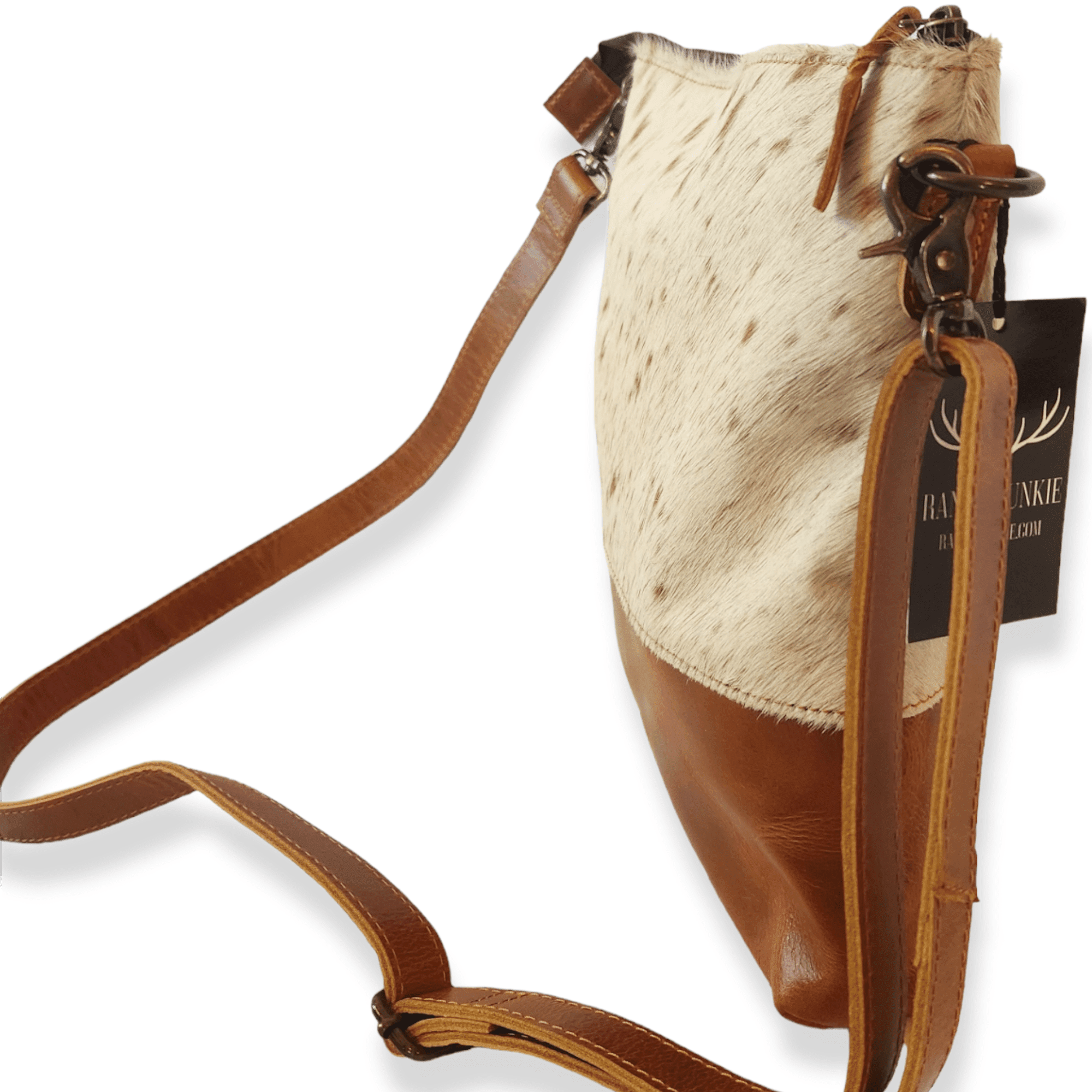 Genuine Cowhide Large Crossbody Bag Brown Leather Highlands Crossbody Purse 7983551316227