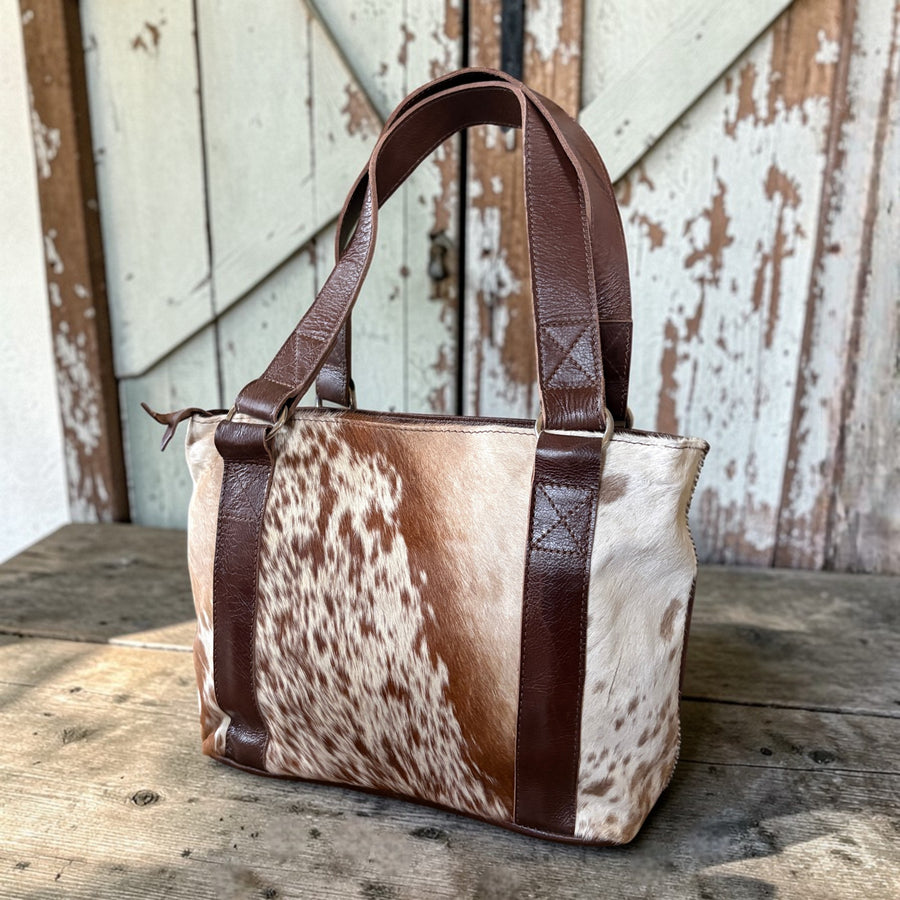 Sample Sale Highlands Genuine Cowhide Tote Handbag Purse #1 - Ranch Junkie LLC 