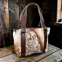 Sample Sale Highlands Genuine Cowhide Tote Handbag Purse #1 - Ranch Junkie LLC 