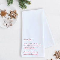 Fat Bank Account - Tea Towel - Holiday - Ranch Junkie Mercantile LLC 