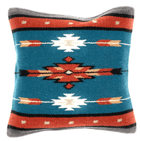 Southwestern Wool Pillow Covers- The Pueblo 20 Assorted Colors- 18 X 18 Throw Pillow - Ranch Junkie Mercantile LLC 