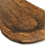 38"-40" Long Extra Large Wood Dough Bowl- Extra Long Wood Decorative Bowl- The Big Bend Large Dough Bowl dough bowlsRanch Junkie