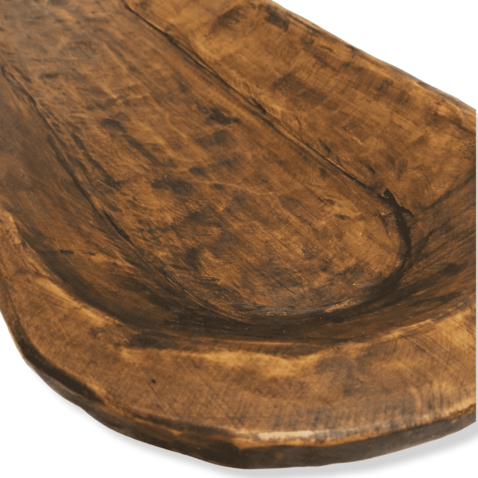 38"-40" Long Extra Large Wood Dough Bowl- Extra Long Wood Decorative Bowl- The Big Bend Large Dough Bowl - Ranch Junkie Mercantile LLC