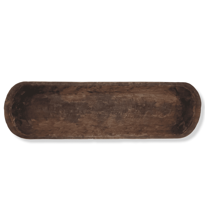 38"-40" Long Extra Large Wood Dough Bowl- Extra Long Wood Decorative Bowl- The Big Bend Large Dough Bowl dough bowlsRanch Junkie